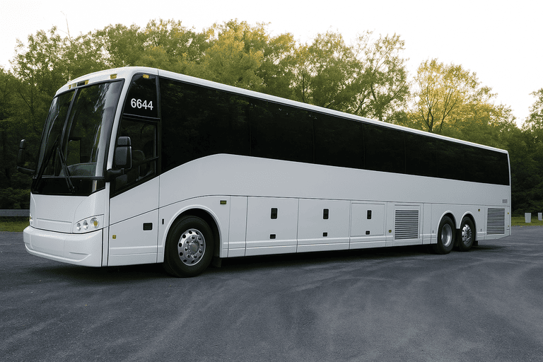 exterior of Louisville Coach Bus Service coach bus