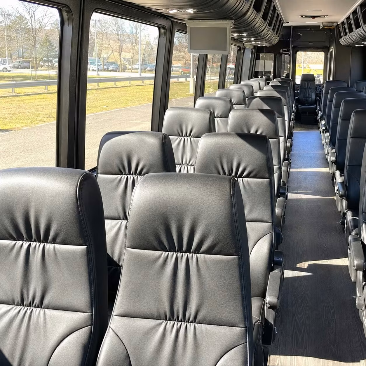 30 passenger minibus inside