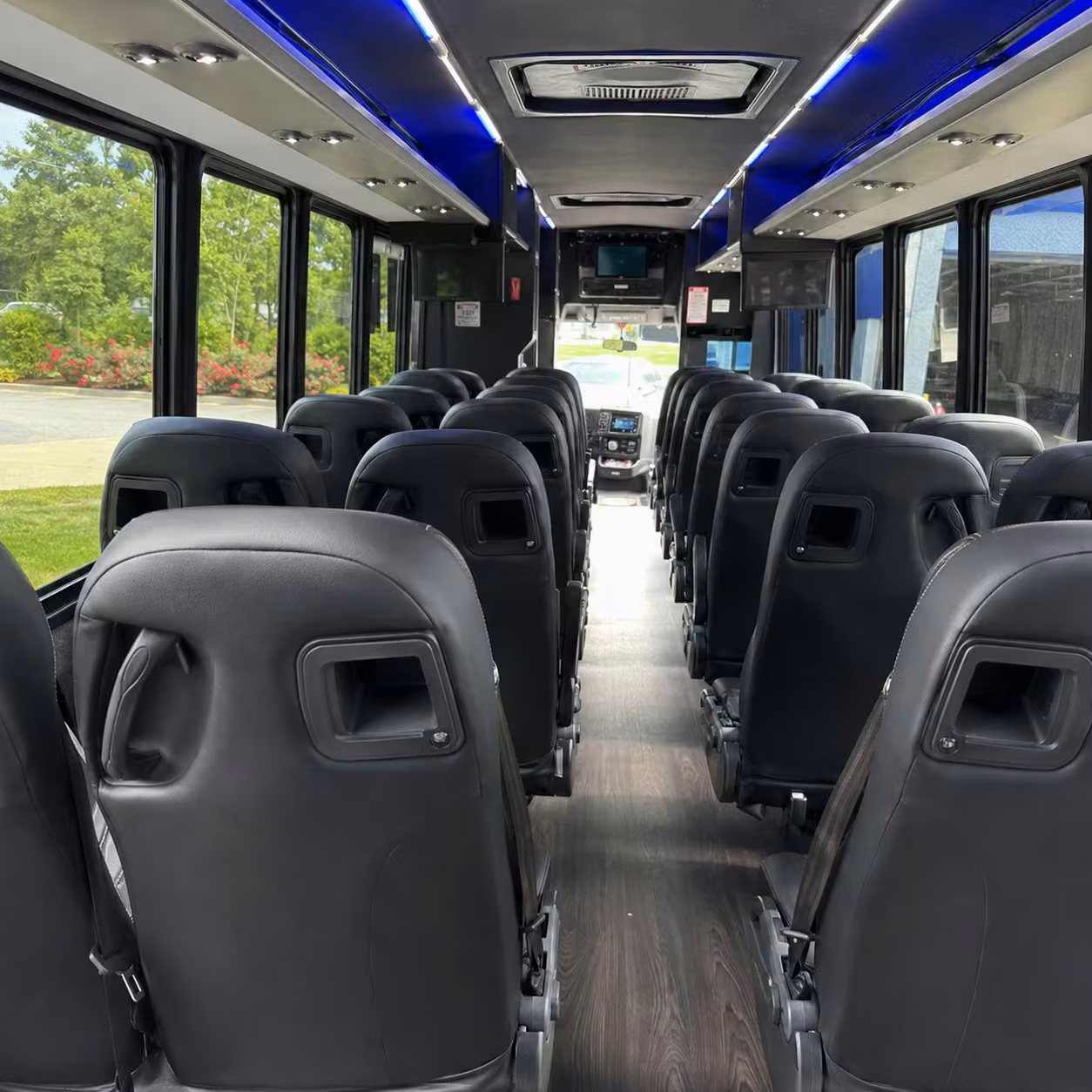 30 passenger minibus interior