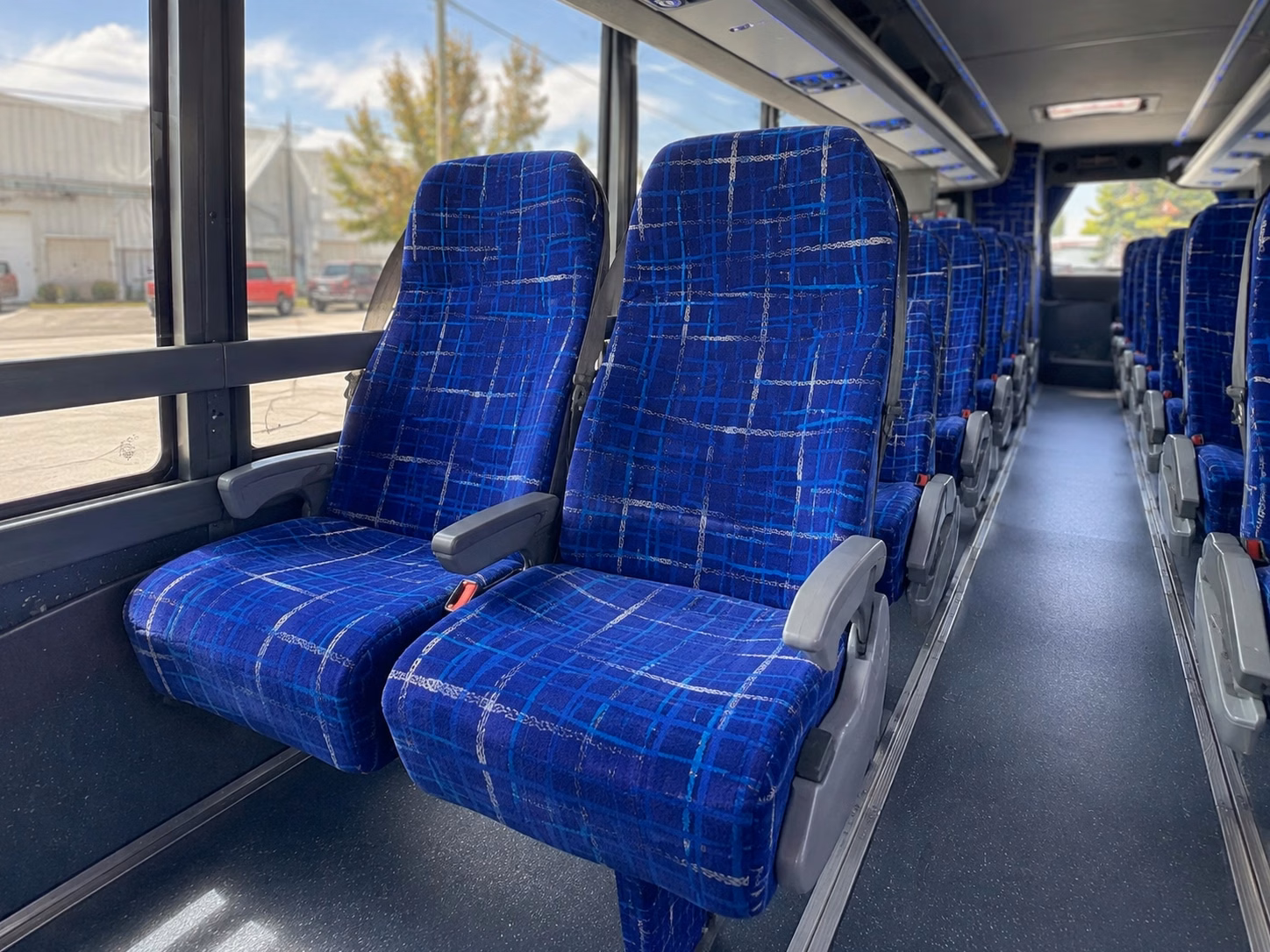 louisville charter bus interior